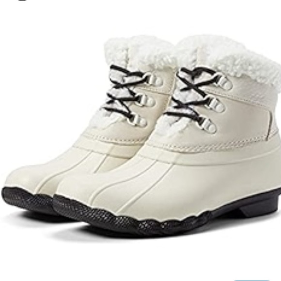 Sperry Topsider Snow Women’s Saltwater Alpine Boots White Size 9.5 - Picture 1 of 12